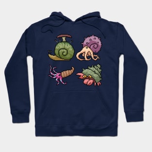 Pixel Shell Monster Hoodie